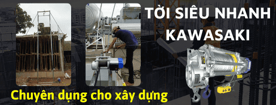 Banner tời điện xây dựng